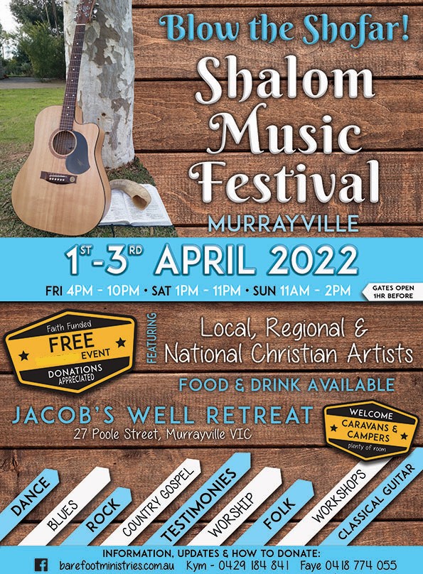 Shalom Music Festival Barefoot Ministries